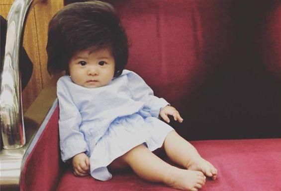 ¿Conoces a Baby Chanco, la bebé con 'pelazo'?