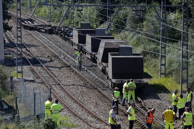 Un mercancías sufre el sexto descarrilamiento de trenes en ocho meses