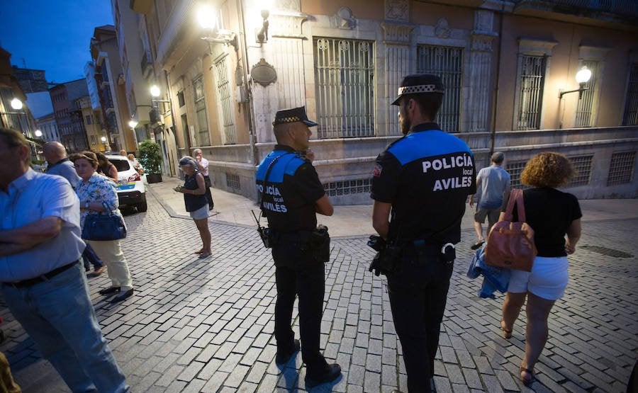 Avilés movilizará a 93 efectivos de seguridad en la noche de San Agustín