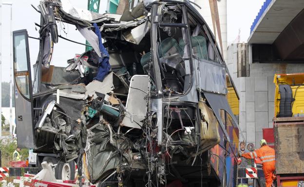 Descartan el exceso de velocidad como causa del accidente de autobús en Avilés