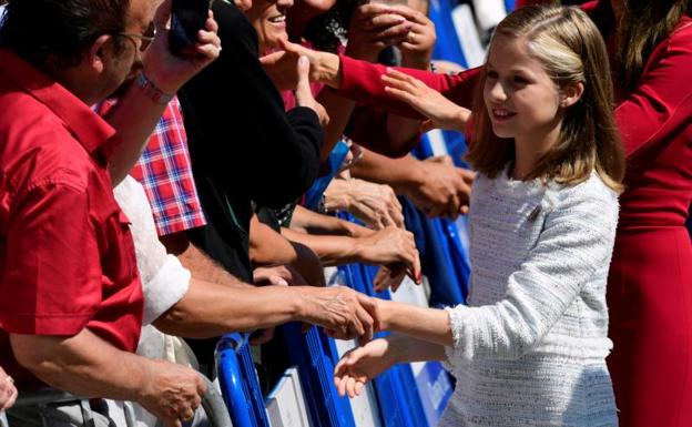 Las imágenes del triple centenario de Covadonga protagonizado por la Princesa Leonor