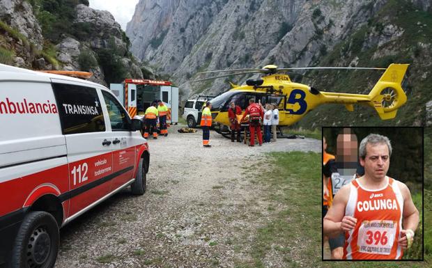 Un montañero gijonés de 56 años fallece al caer desde cien metros mientras hacía una ruta en Cabrales