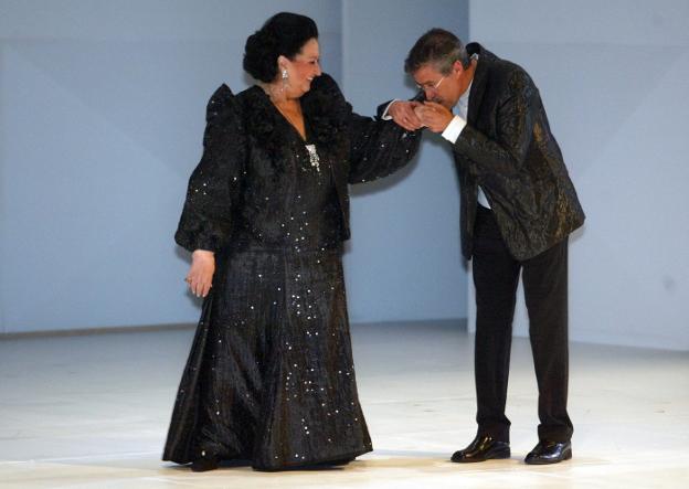 El paso por Asturias de la gran diva Montserrat Caballé