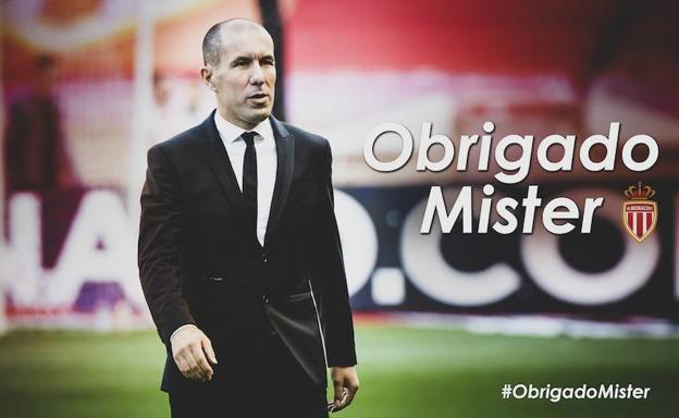 El Mónaco destituye a su técnico Leonardo Jardim