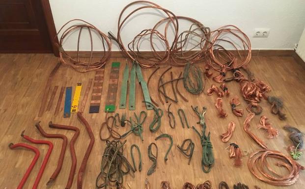 Detenido un vecino de Vegadeo por robar cobre en la empresa de montajes eléctricos en la que trabajaba