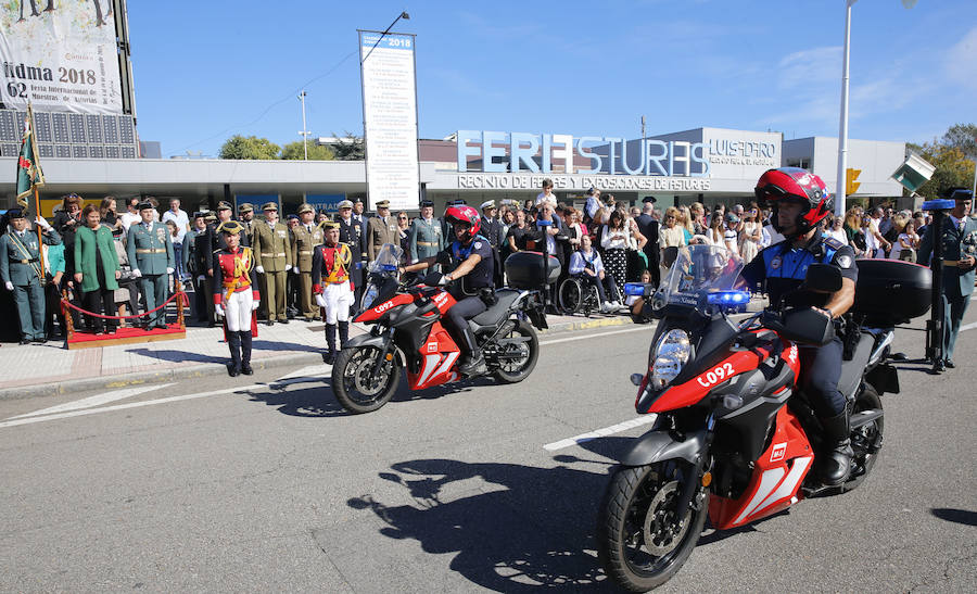 La Guardia Civil de Gijón celebra el Pilar en el recinto ferial