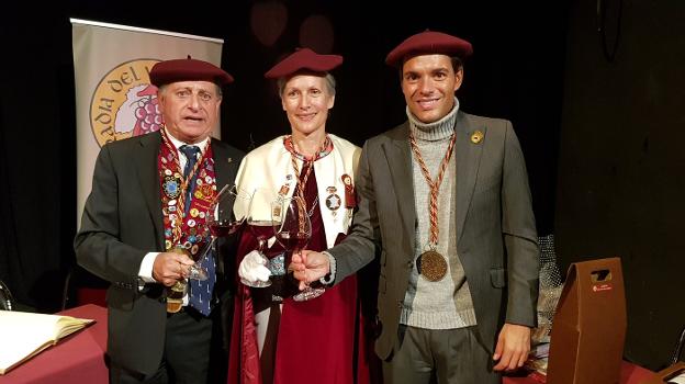 «Un buen vino es el mejor hidrante tras una competición», dice Antonio Rossi