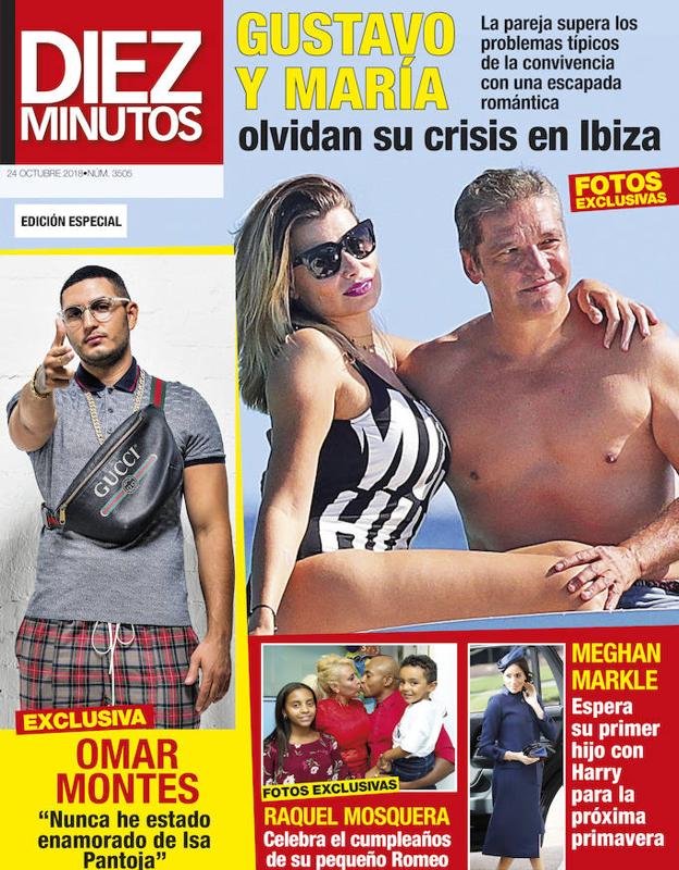 Gustavo González y María Lapiedra olvidan su crisis en Ibiza