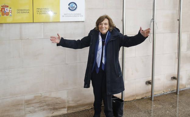 Así fue la visita de Sylvia Earle al Instituto Oceanográfico de Gijón