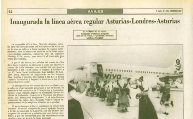 Medio siglo del primer vuelo al extranjero, a 65 pesetas
