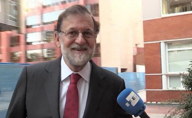 Rajoy se incorpora a su plaza en el Registro Mercantil de Madrid