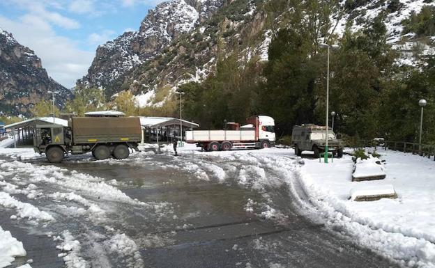 El Suroccidente centra los esfuerzos de la UME para paliar los efectos del temporal