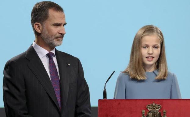 El debut de la Princesa de Asturias: así ha leído la Constitución