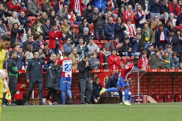 Rubén Baraja: «Hemos vuelto a tener sintonía con El Molinón»