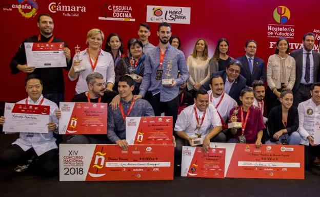 Luis Antonio Carcas, de Zaragoza, y Shuyun Chen, de Nueva Zelanda, campeones de Tapas 2018