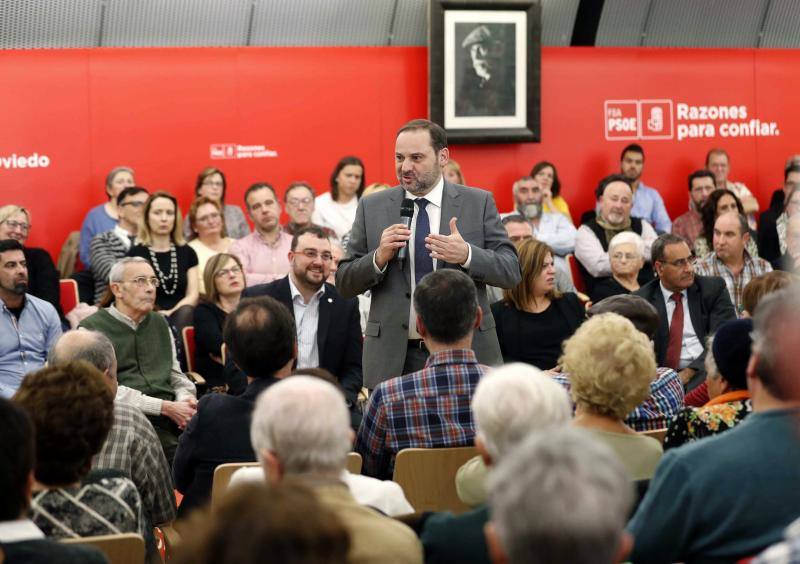 El paso de Ábalos por Asturias, en imágenes