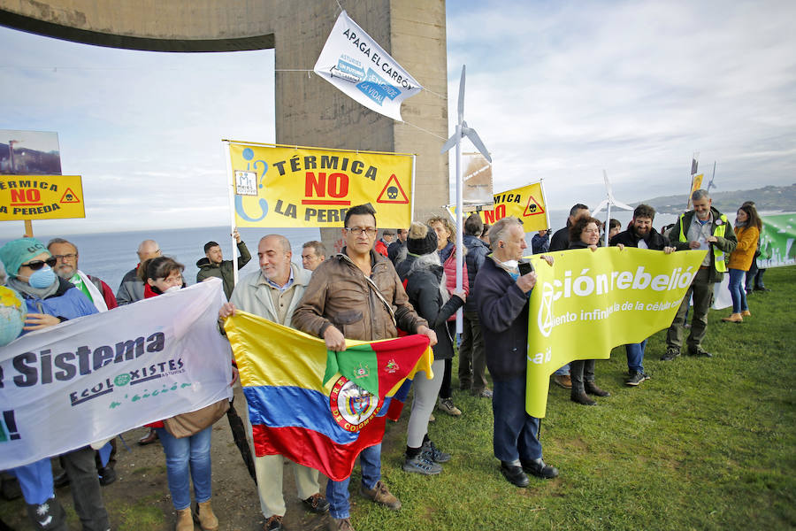Manifestación en Gijón contra las térmicas