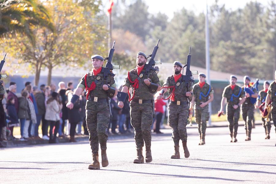 Parada militar en Cabo Noval