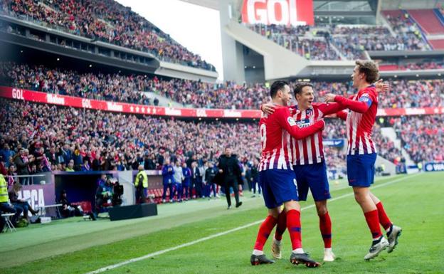 El Atlético traslada la fiesta al Metropolitano