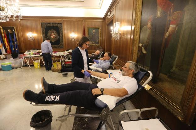 Arranca el maratón de donación de sangre en el Ayuntamiento