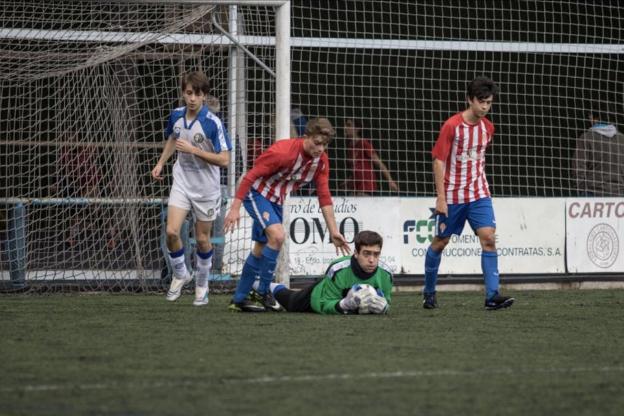 El portero del Inmaculada juvenil da el susto en Mareo