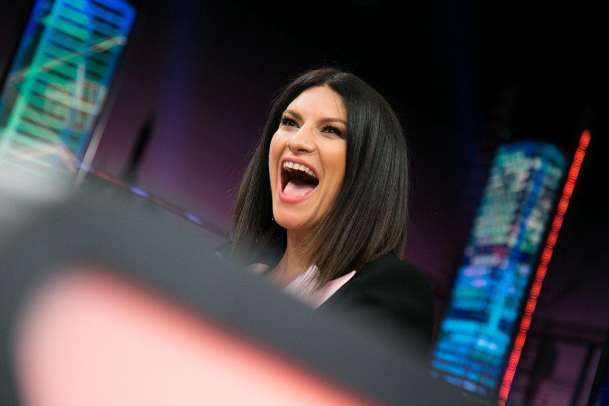 Laura Pausini se arrepiente en 'El Hormiguero' del taco que soltó en los Grammy