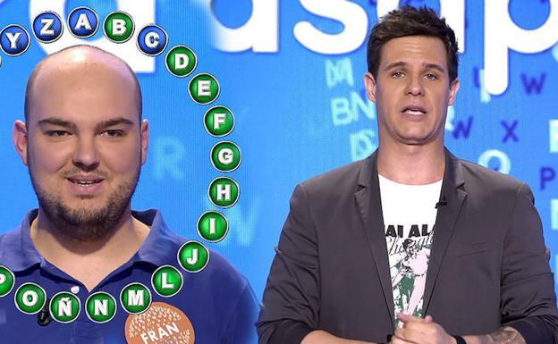 Pasapalabra: Christian Gálvez no sabe qué preguntar a Fran González