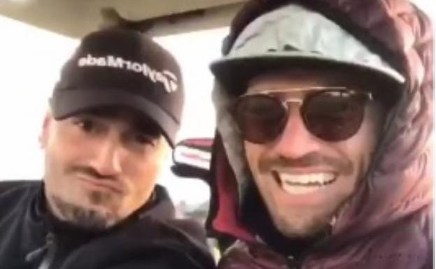 Golf con Hernanz y Bustamante