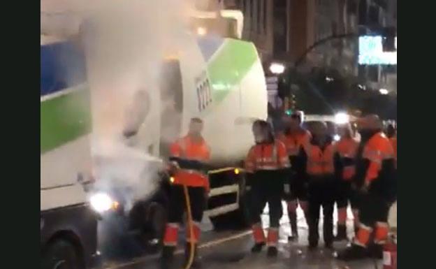 Susto en la cabalgata de Gijón