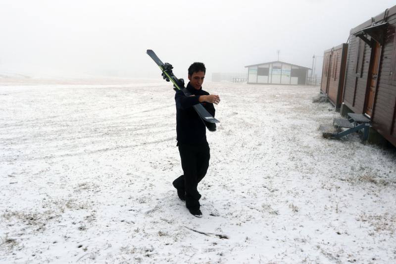 Bajo cero en un piso de protección