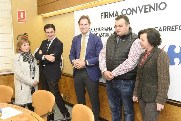 Convenio entre IGP Faba Asturiana y Verdina de Asturias con Carrefour