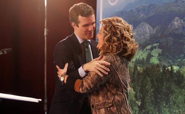 Pablo Casado: «Teresa Mallada reúne características suficientes para liderar un equipo»