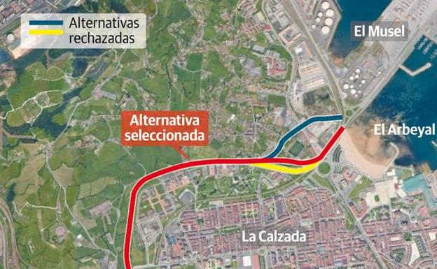 El coste del vial de Jove se dispara un 51% y necesitará 145 millones para las obras