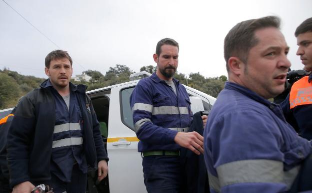 «Si está duro para la máquina, imagínate para el brazo», dicen los mineros asturianos en Totalán