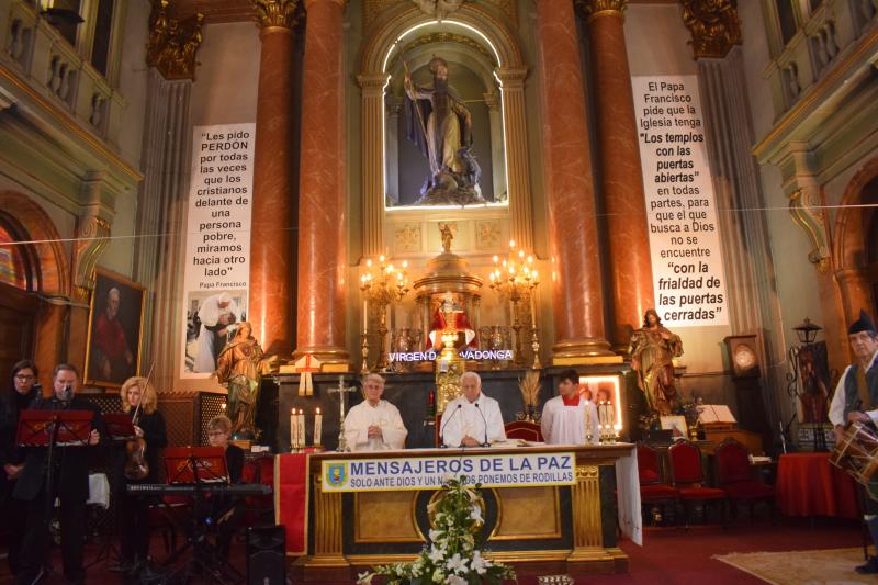 Misa en recuerdo de Areces en Madrid