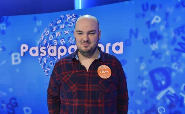 Fran, tras ganar el bote de 'Pasapalabra': «Sería mejor tener el millón y medio, pero no soy avaricioso»