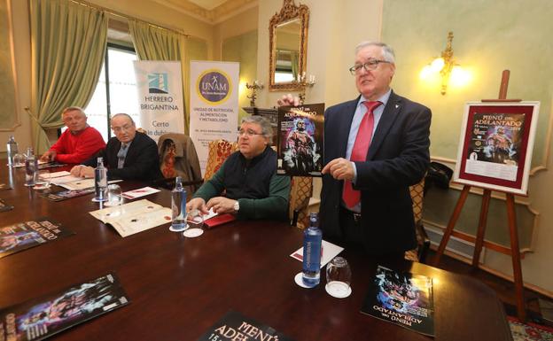 Lentejas y bacalao, en homenaje a Pedro Menéndez