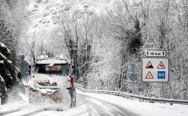 El frío se agudiza, con 6,6 grados bajo cero en Leitariegos