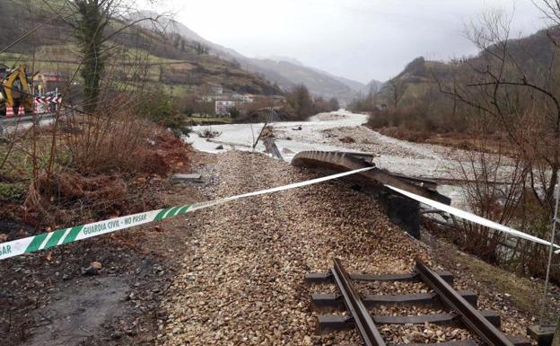 Fomento reconoce «daños serios» en la red de Feve y no da plazos para su reparación