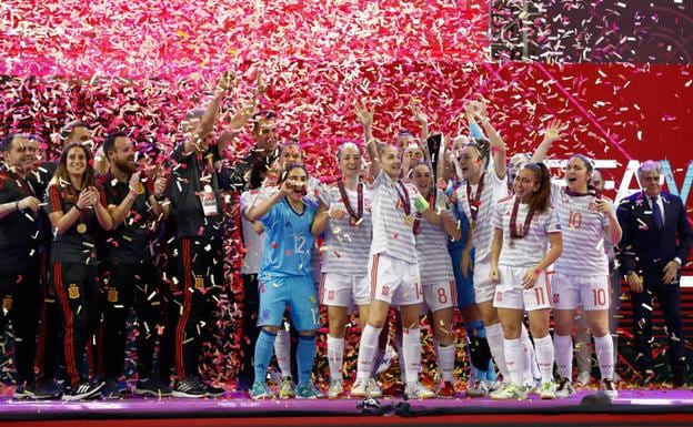 La selección española logra el primer título de fútbol sala femenino de historia | El Comercio