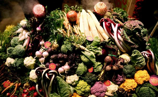 Frutas y verduras.