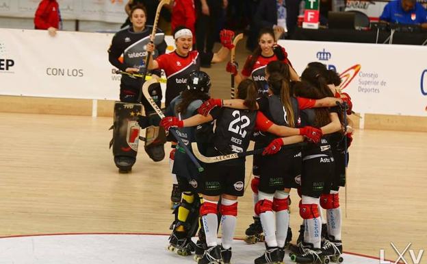 El Telecable Hockey jugará la final de la Copa de la Reina contra el Cerdanyola