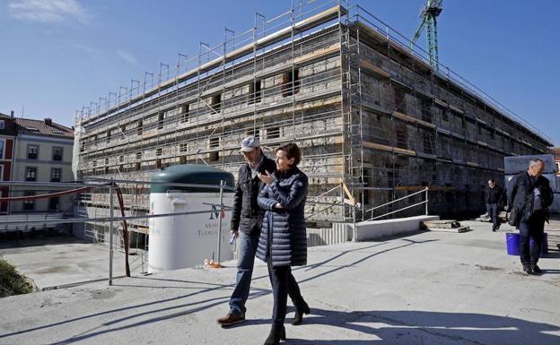 Las obras de consolidación de Tabacalera están ejecutadas en un 76%