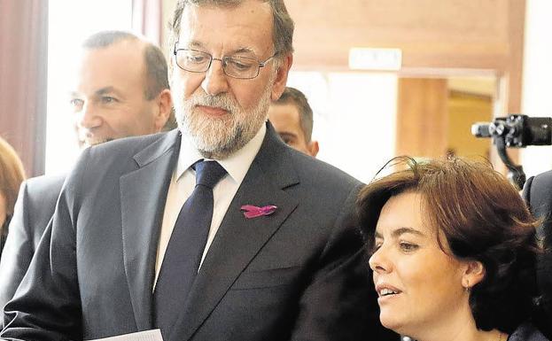 Rajoy, Santamaría y Mas, a escena en el juicio del 'procés'