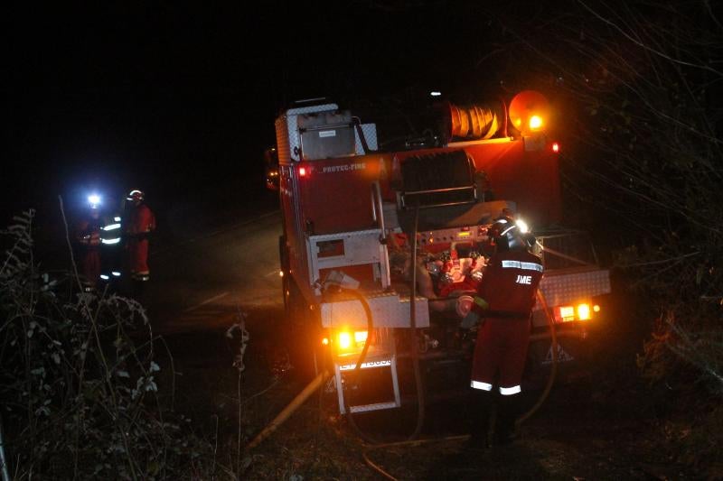 Así lucha la UME contra los incendios en Asturias