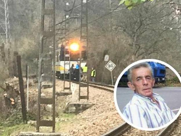 Un vecino de Blimea de 62 años fallece al ser golpeado por el tren