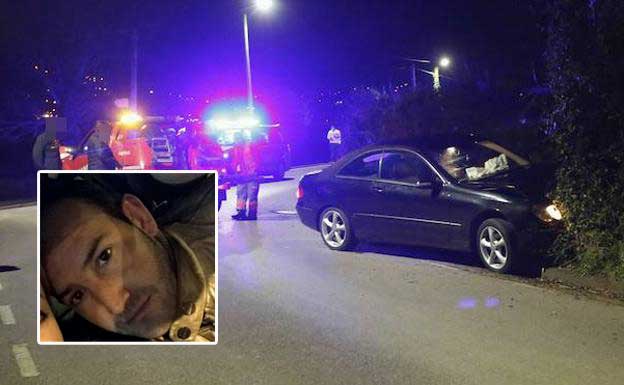 Fallece un joven tras chocar contra un poste de la luz en Gijón