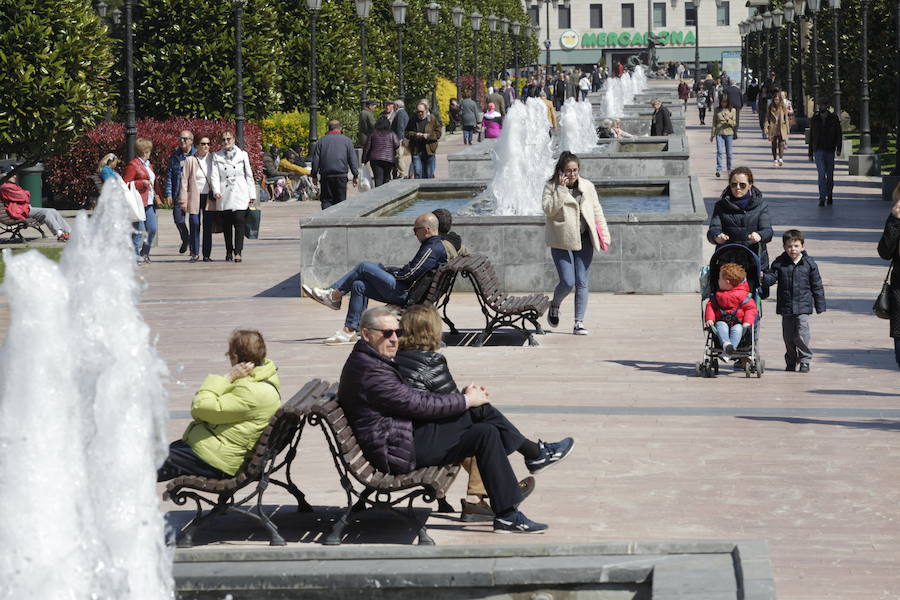 Días de sol para disfrutar de la primavera en Asturias