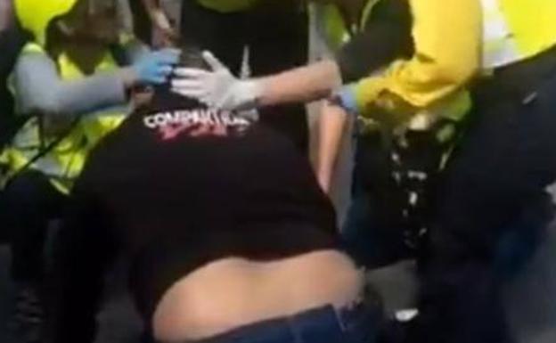 La agresión de los CDR a un simpatizante de Vox