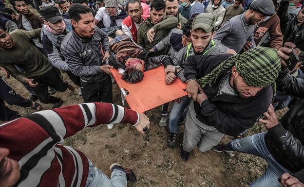 Violencia contenida en el aniversario de la Gran Marcha del Retorno en Gaza